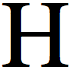 drop cap H