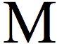 drop cap M