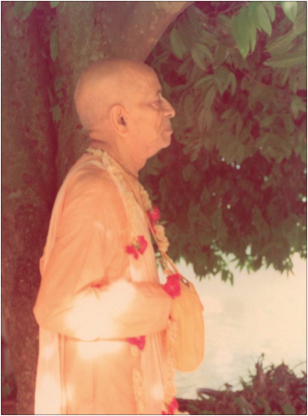 Srila Prabhupada chanting