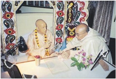 Maharaja offers his book