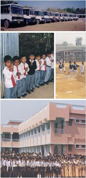 Various schools
